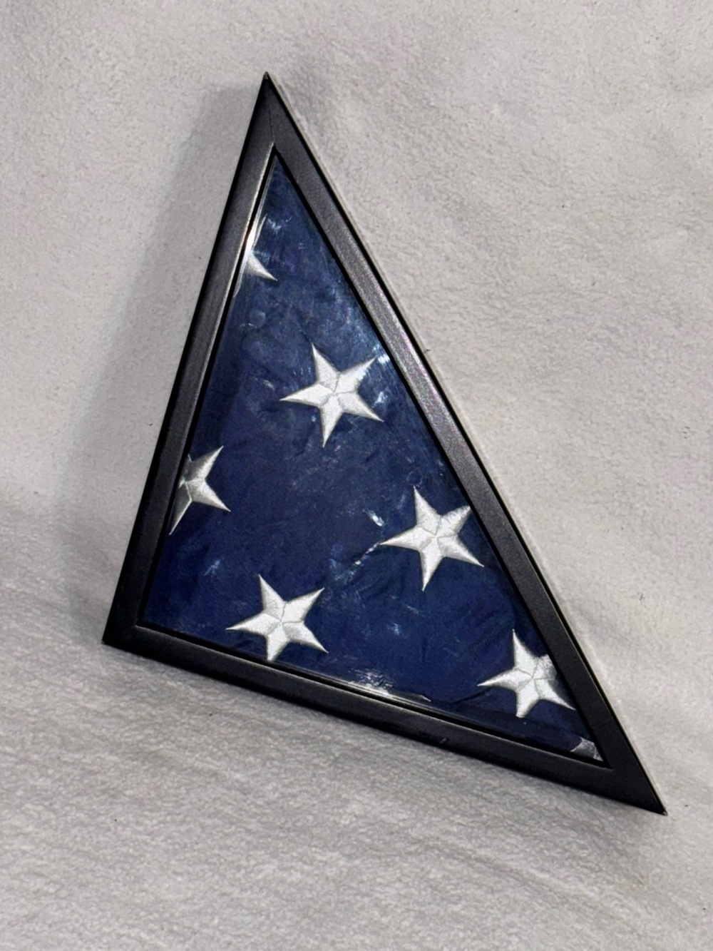 American flag Desplay black Case & Annin America large flag 4x6ft New.